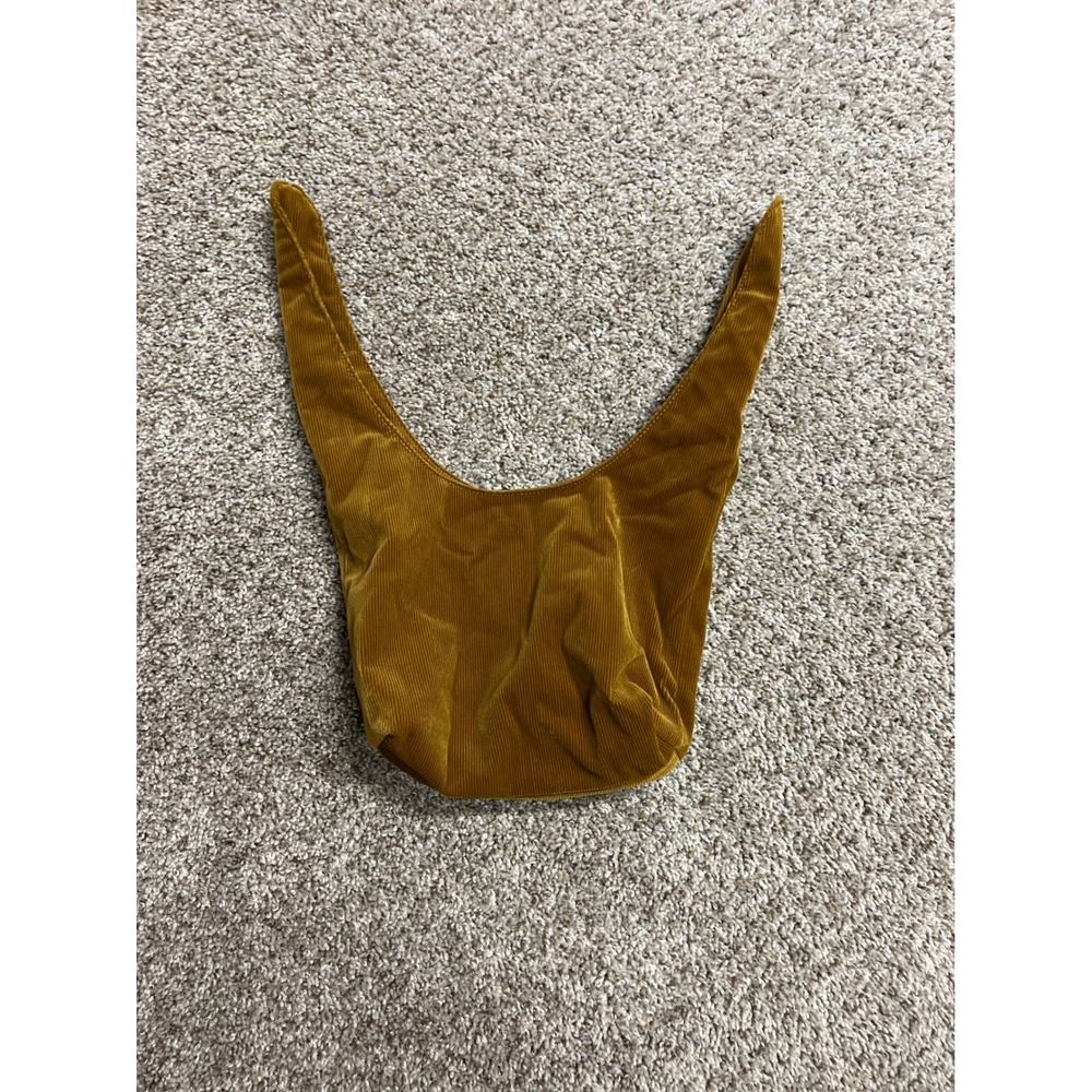 Merit Corduroy Knot Bag Mustard Yellow Ochre Slouchy Minimalist Handbag